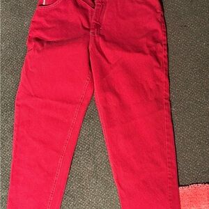 Riders Red Denim Pants